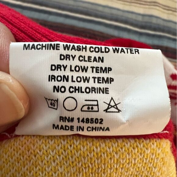 Kahlua Mens Novelty Holiday Sweater Turtle Neck Red Yellow XXL - Picture 7 of 10